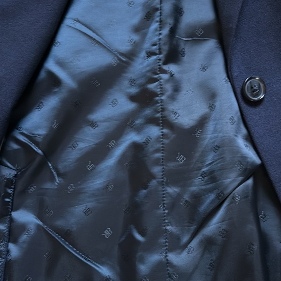 Banana Republic matching pantsuit set women’s size 4P navy blue - Picture 3 of 10